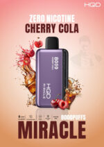 HQD Miracle 8000 Puffs Zero Nicotine Cherry Cola