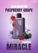 HQD Miracle 8000 Puffs Zero Nicotine Raspberry Grape