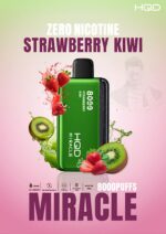 HQD Miracle 8000 Puffs Zero Nicotine Strawberry Kiwi
