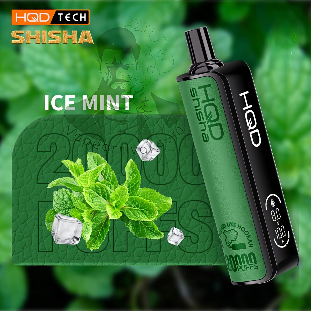 HQD Shisha 20000 Puffs Disposable Vape Hookah Flavor DUBAI