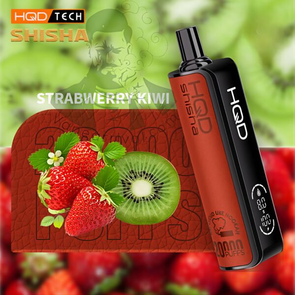 HQD Shisha 20000 Puffs Disposable Vape Strawberry Kiwi