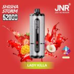 JNR Shisha Storm 52000 Puffs Disposable Vape Lady Killa