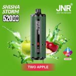 JNR Shisha Storm 52000 Puffs Disposable Vape Two Apple