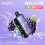 MISJOY Beta 50000 Puffs Disposable Vape Grape Ice