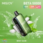 MISJOY Beta 50000 Puffs Disposable Vape Mint Gum