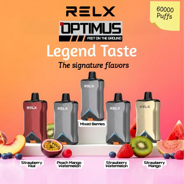 RELX Optimus 60000 Puffs Disposable Vape