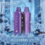 Rif Bar Turbo X Slim 12000 Puffs Disposable Vape Blueberry Ice