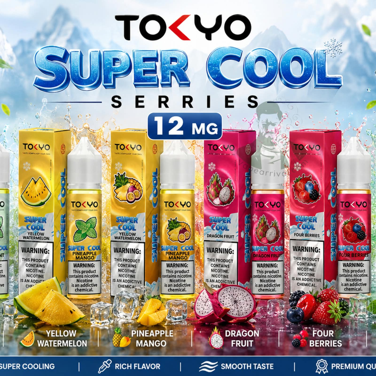 Tokyo Super Cool Series 12mg Tokyo Super Cool Series 12mg