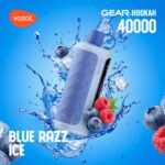 VOZOL Gear Hookah 40000 Puffs Disposable Vape Blue Razz Ice