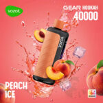 VOZOL Gear Hookah 40000 Puffs Disposable Vape Peach Ice