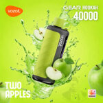 VOZOL Gear Hookah 40000 Puffs Disposable Vape Two Apples