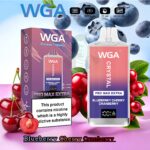 WGA Crystal Pro Max Extra 15000 Puffs Disposable Blueberry cherry cranberry