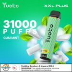Yuoto XXL Plus 31000 Puffs Disposable Vape Gum Mint