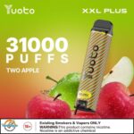 Yuoto XXL Plus 31000 Puffs Disposable Vape Two Apple