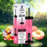 HOK Clouds HoQa 80000 Puffs Disposable Vape White Gum Peach