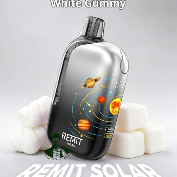 Remit Solar 50000 Puffs Disposable Vape White Gummy