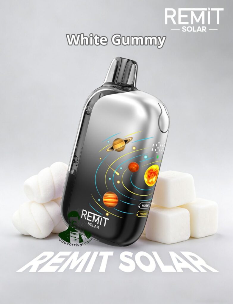 Remit Solar 50000 Puffs Disposable Vape White Gummy