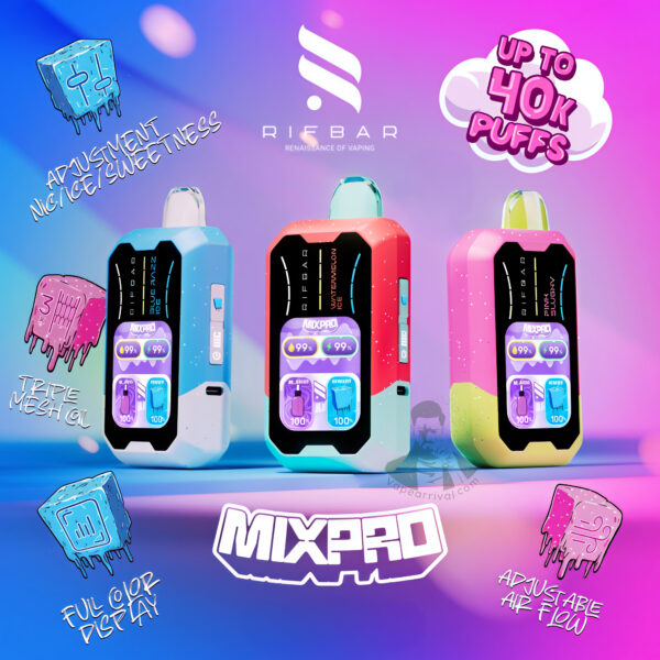Rifbar Mixpro 40000 Puffs Disposable Vape
