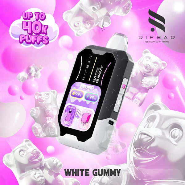 Rifbar Mixpro 40000 Puffs Disposable Vape White Gummy