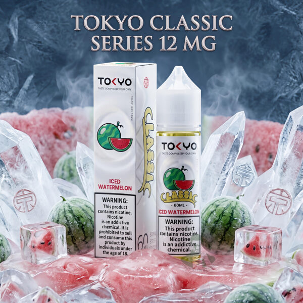 Tokyo Classic Series 12MG 60ML Iced Watermelon