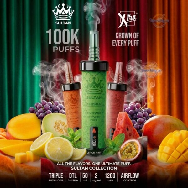 XTRA SULTAN 100K Puffs Shisha Disposable
