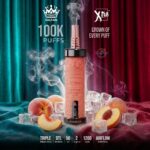 XTRA SULTAN 100K Puffs Shisha Disposable Peach Ice
