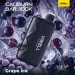 Uwell Caliburn Bar 100K Disposable Vape Grape Ice
