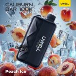 Uwell Caliburn Bar 100K Disposable Vape Peach Ice