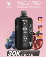 VUDU Pro 30000 Puffs Disposable Vape Blueberry Pomegranate