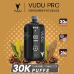 VUDU Pro 30000 Puffs Disposable Vape Caramel Tobacco