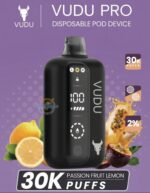 VUDU Pro 30000 Puffs Disposable Vape Passin Fruit Lemon