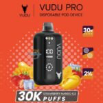VUDU Pro 30000 Puffs Disposable Vape Strawberry Mango Ice
