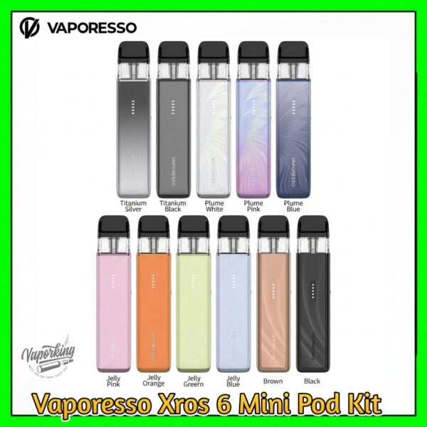 Vaporesso Xros 6 Mini Pod Kit 1600mAh 30W In DUBAI