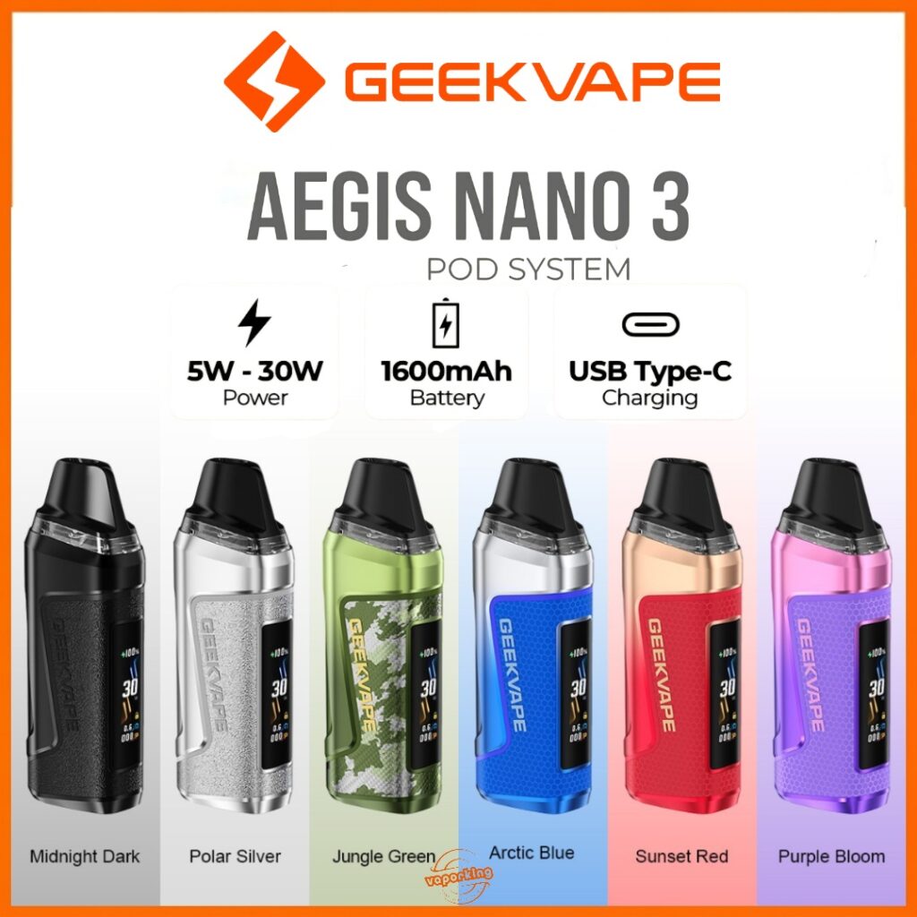GeekVape Aegis Nano 3 Kit 1600mAh