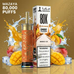 Mazaya Deep Cloud Shisha 80000 Puffs Disposable Mango Ice