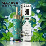 Mazaya Deep Cloud Shisha 80000 Puffs Disposable Mint