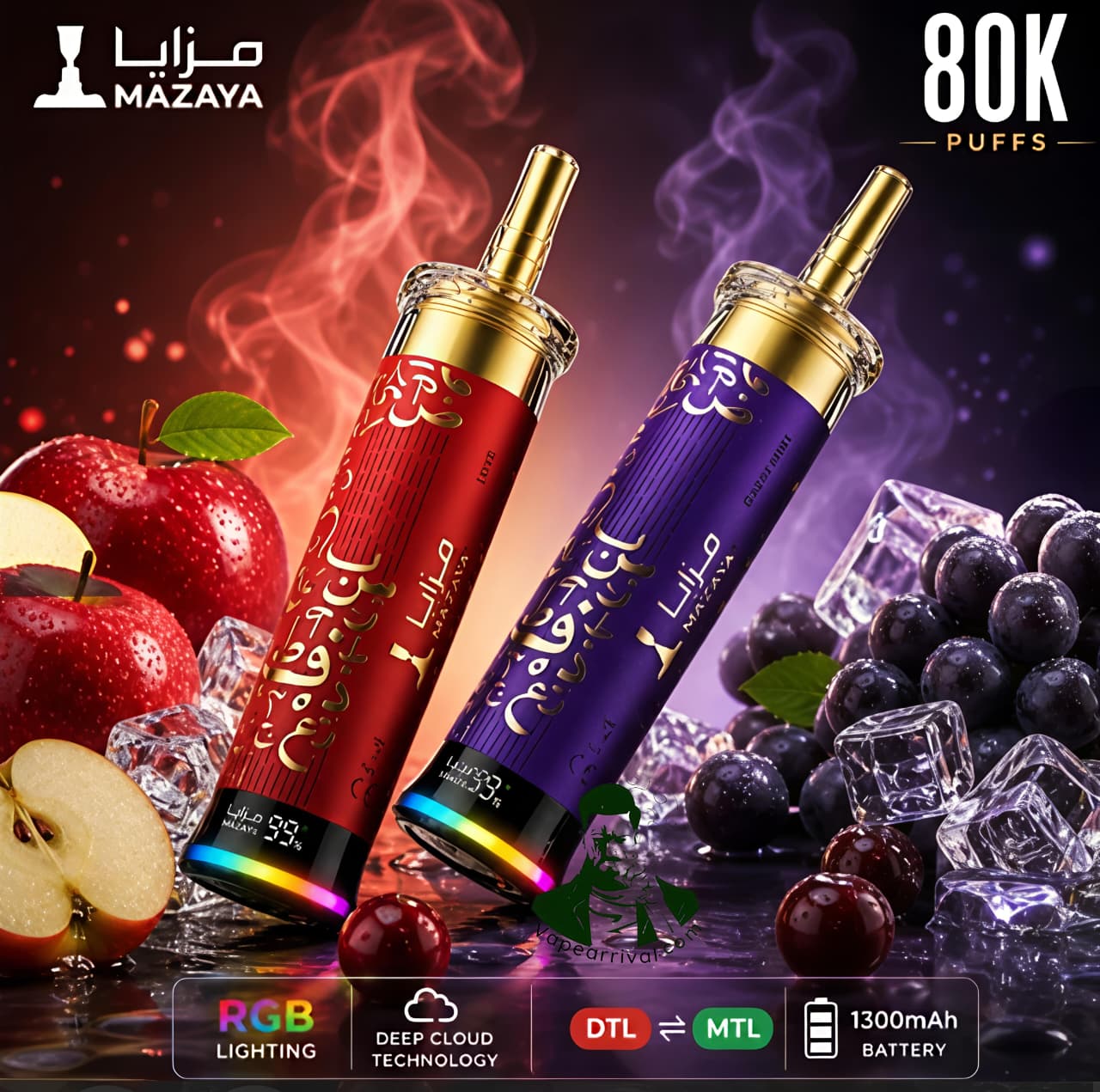 Mazaya Deep Cloud Shisha 80000 Puffs Disposable Mazaya Deep Cloud Shisha 80000 Puffs Disposable