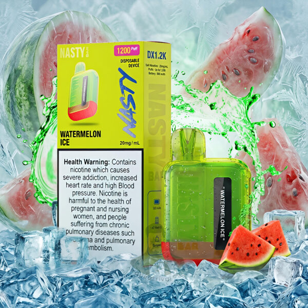 Nasty Bar 1200 Puffs Disposable Vape Watermelon Ice