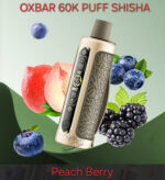 Oxbar Shisha 60000 Puffs Disposable Vape Peach Berry