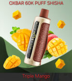 Oxbar Shisha 60000 Puffs Disposable Vape Triple Mango