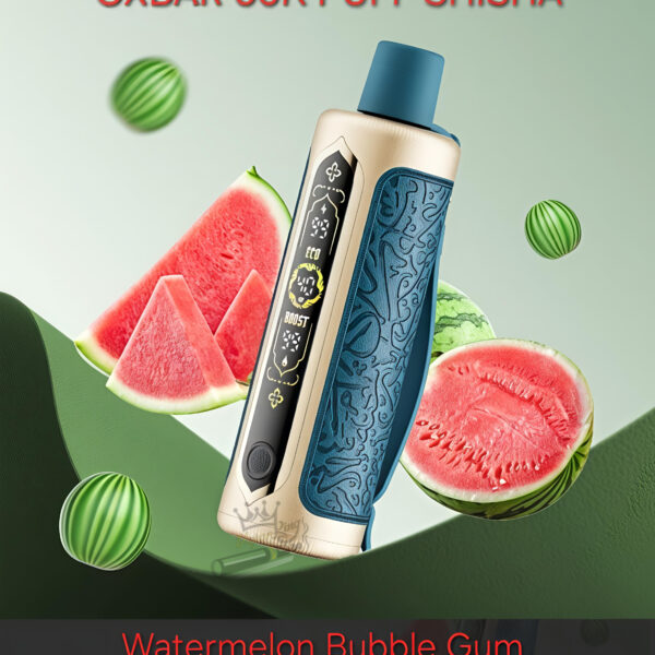 Oxbar Shisha 60000 Puffs Disposable Vape Watermelon Bubble Gum