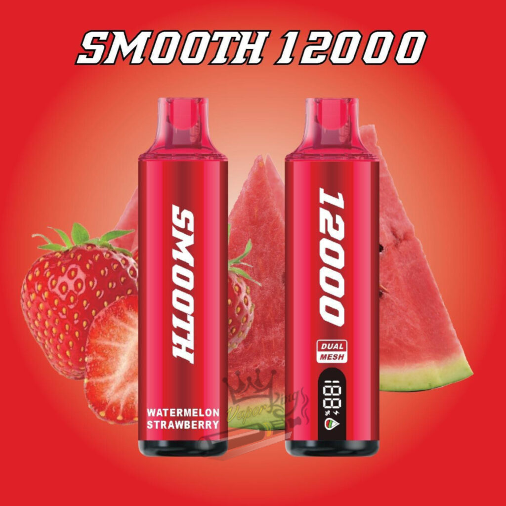 SMOOTH Whale 12000 Puffs Disposable Watermelon Strawberry