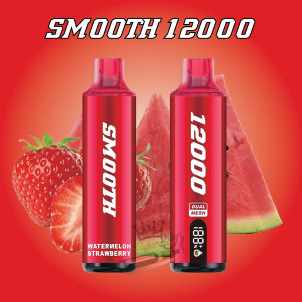 SMOOTH Whale 12000 Puffs Disposable Watermelon Strawberry