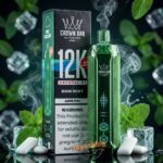 Al Fakher Crown Bar 12K Crystal V2 Disposable Gum Mint