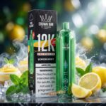 Al Fakher Crown Bar 12K Crystal V2 Disposable Lemon Mint