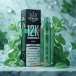 Al Fakher Crown Bar 12K Crystal V2 Disposable Mint