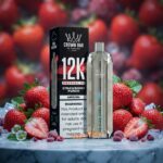 Al Fakher Crown Bar 12K Crystal V2 Disposable Strawberry Punch