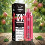 Al Fakher Crown Bar 12K Crystal V2 Disposable Two Apple
