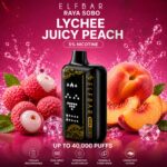 Elf Bar Raya Sobo 40000 Puffs Disposable Lychee Juicy Peach