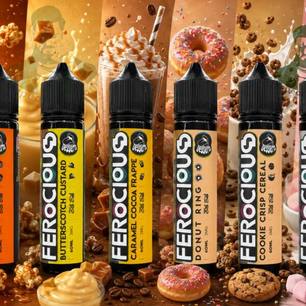 FEROCIOUS DESSERTS 3mg Vape Juice 60ml